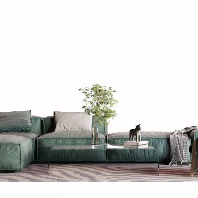 现代转角沙发 布艺沙发