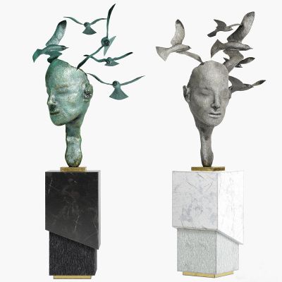 后现代轻奢人像雕塑