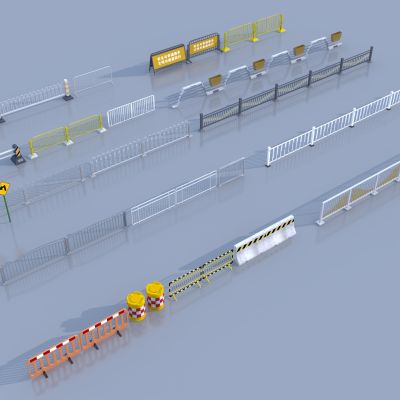 现代道路隔离护栏