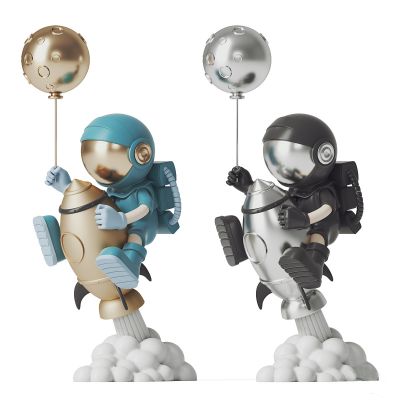 现代宇航员潮玩雕塑摆件