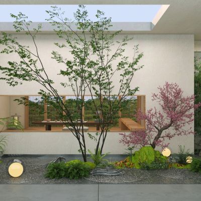 现代庭院景观小品