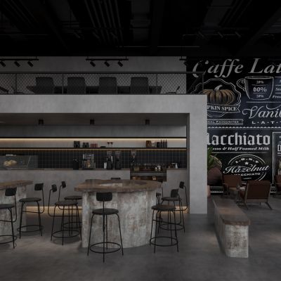 工业风咖啡店