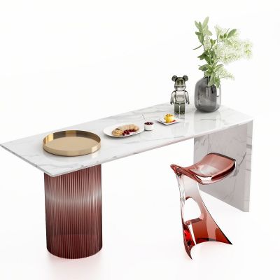 现代大理石端景条案