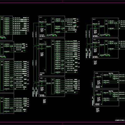 配电箱标准接线CAD图