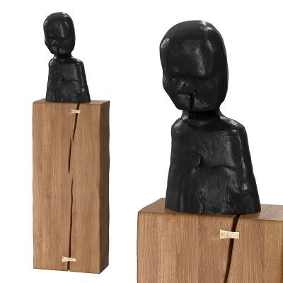 现代抽象人形雕塑