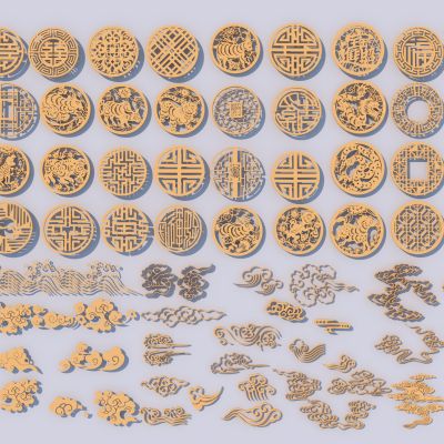中式雕花纹样
