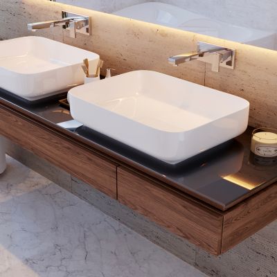 现代浴室柜 洗手台