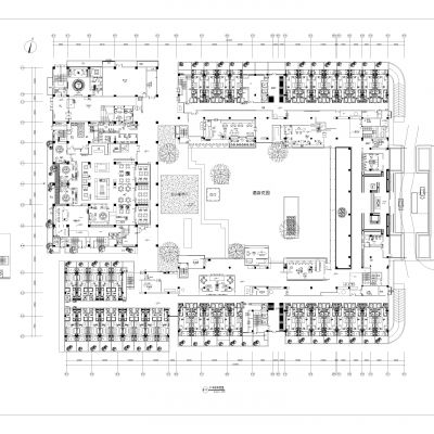 酒店全功能方案平面图