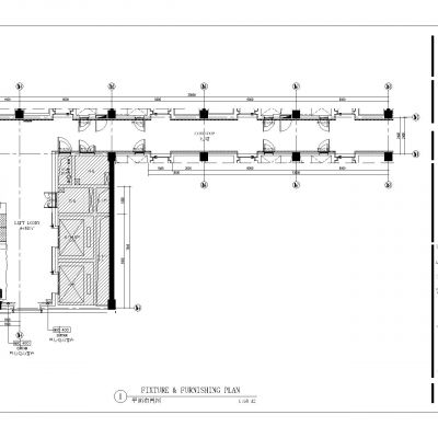 酒店电梯厅及过道全套施工图