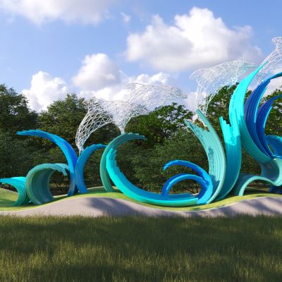 现代海洋主题雕塑小品