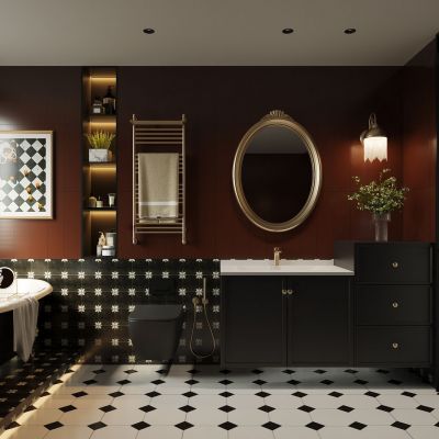 美式复古卫生间