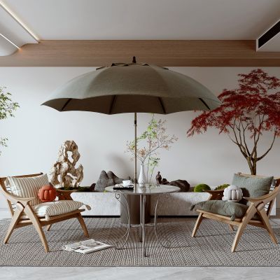 现代户外休闲椅