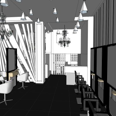 现代美容美发店