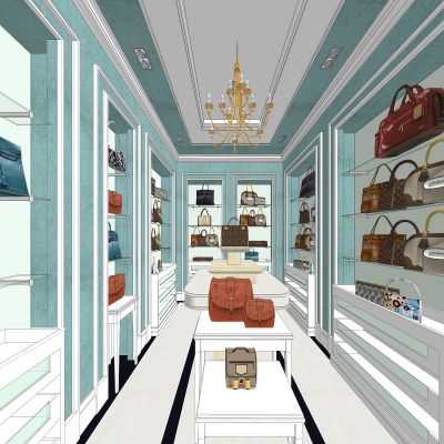 欧式箱包专卖店