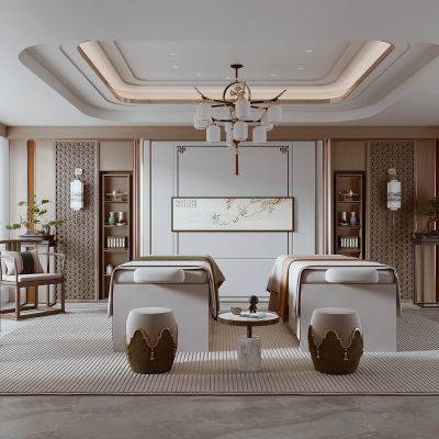 新中式美容店包间