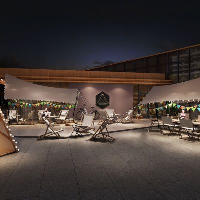 现代露营帐篷_户外餐吧_户外餐桌椅