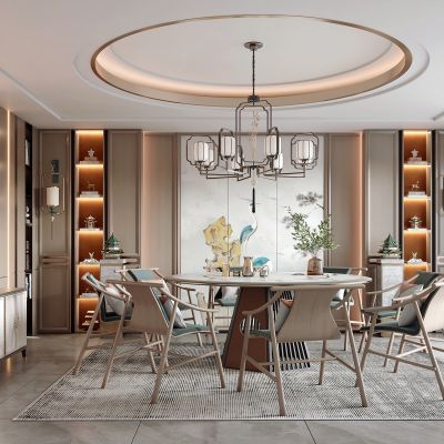 新中式餐厅包间