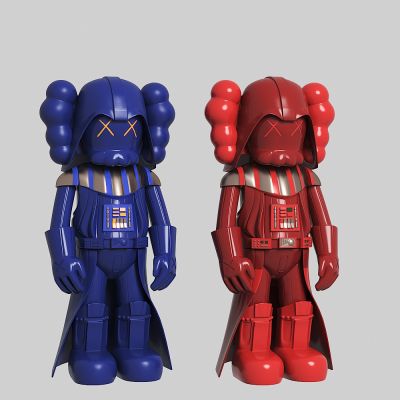 现代kaws玩具摆件