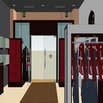现代服装店