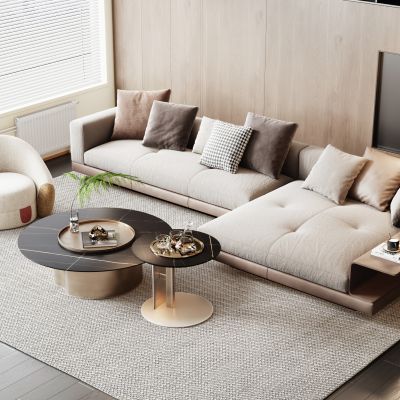 现代沙发茶几组合