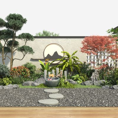 新中式庭院景观