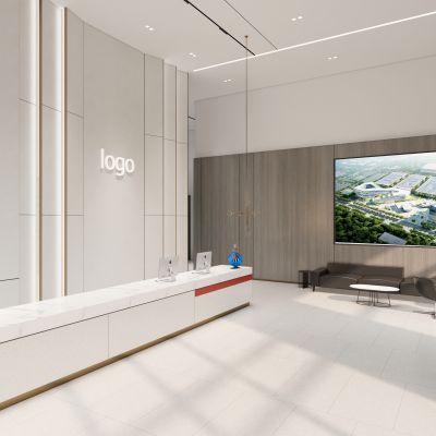现代公司大厅 大堂 接待 会议