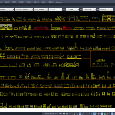 最新立面图块图库