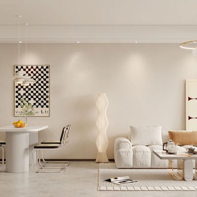 现代奶油风客餐厅