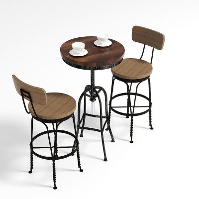 工业风吧桌椅组合