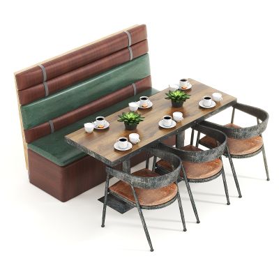 工业风卡桌椅组合