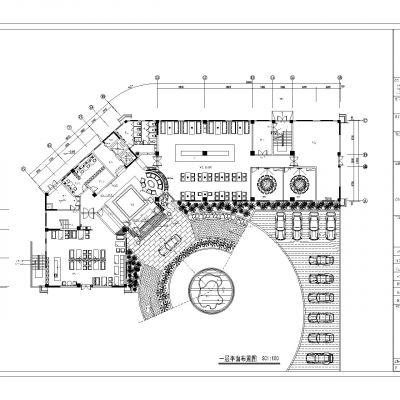 整栋酒店平面方案施工图
