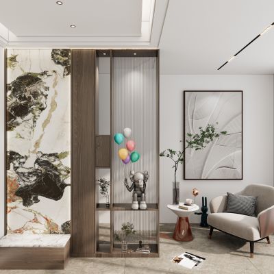 意式轻奢风入户玄关