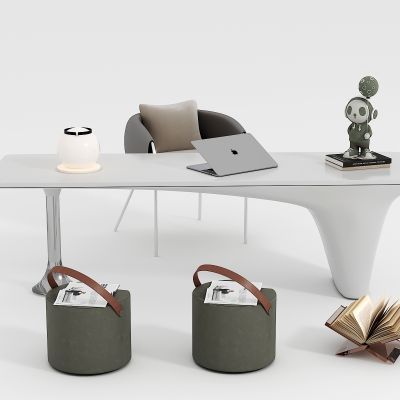 现代书桌椅组合