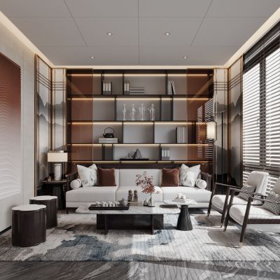 新中式会客厅