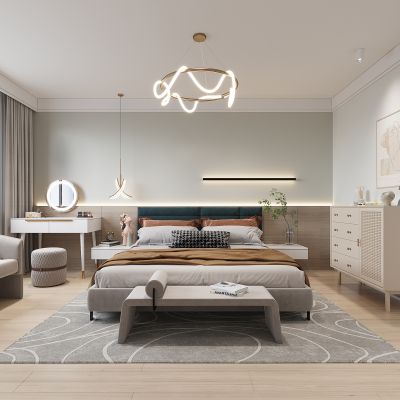 现代卧室电竞房