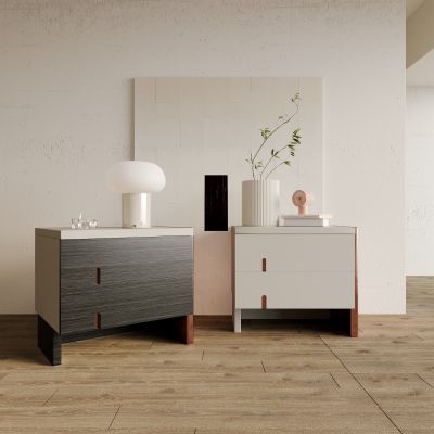 现代，床头柜，轻奢，卧室，边几