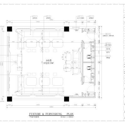 现代KTV豪华包间施工图