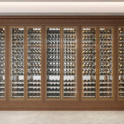 实木红酒窖冷藏室恒温室恒温柜展示柜冷藏柜红酒酒窖
