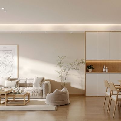 日式原木风客餐厅