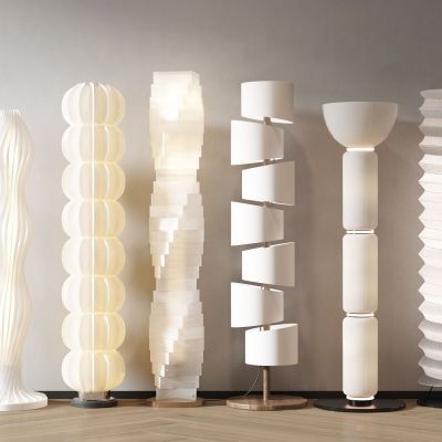 现代奶油风落地灯