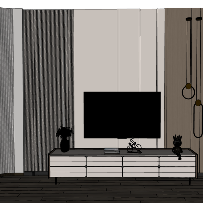 现代电视机柜