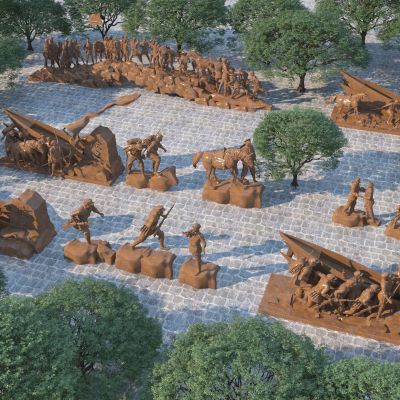 现代革命人物雕塑