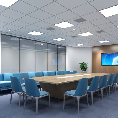 现代公司办公室大会议室洽谈室