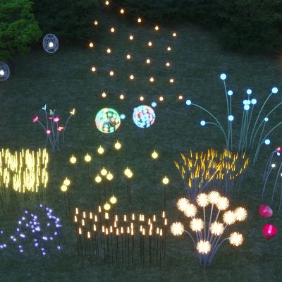 现代户外景观灯