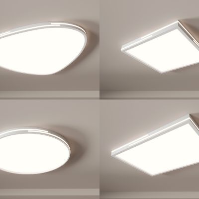 现代极简吸顶灯 简约大气客厅灯 卧室灯 超薄吸顶灯组合