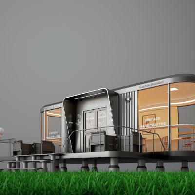 现代民宿 别墅 酒店 咖啡馆 奶茶店 太空舱