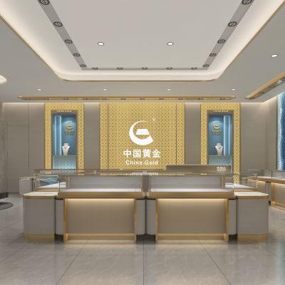 中国黄金 珠宝店3D模型