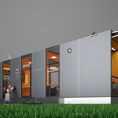 现代民宿 别墅 酒店 咖啡馆 奶茶店 太空舱