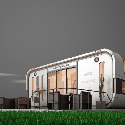 现代民宿 别墅 酒店 咖啡馆 奶茶店 太空舱