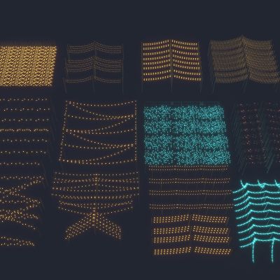 现代氛围灯_景观灯_星星灯